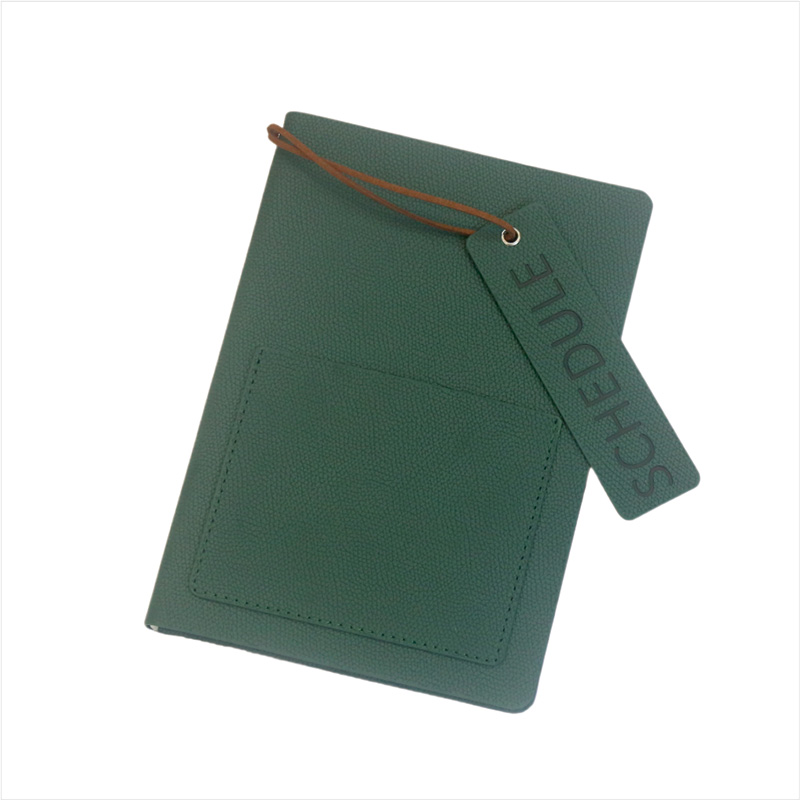 Leer gebonden notebook